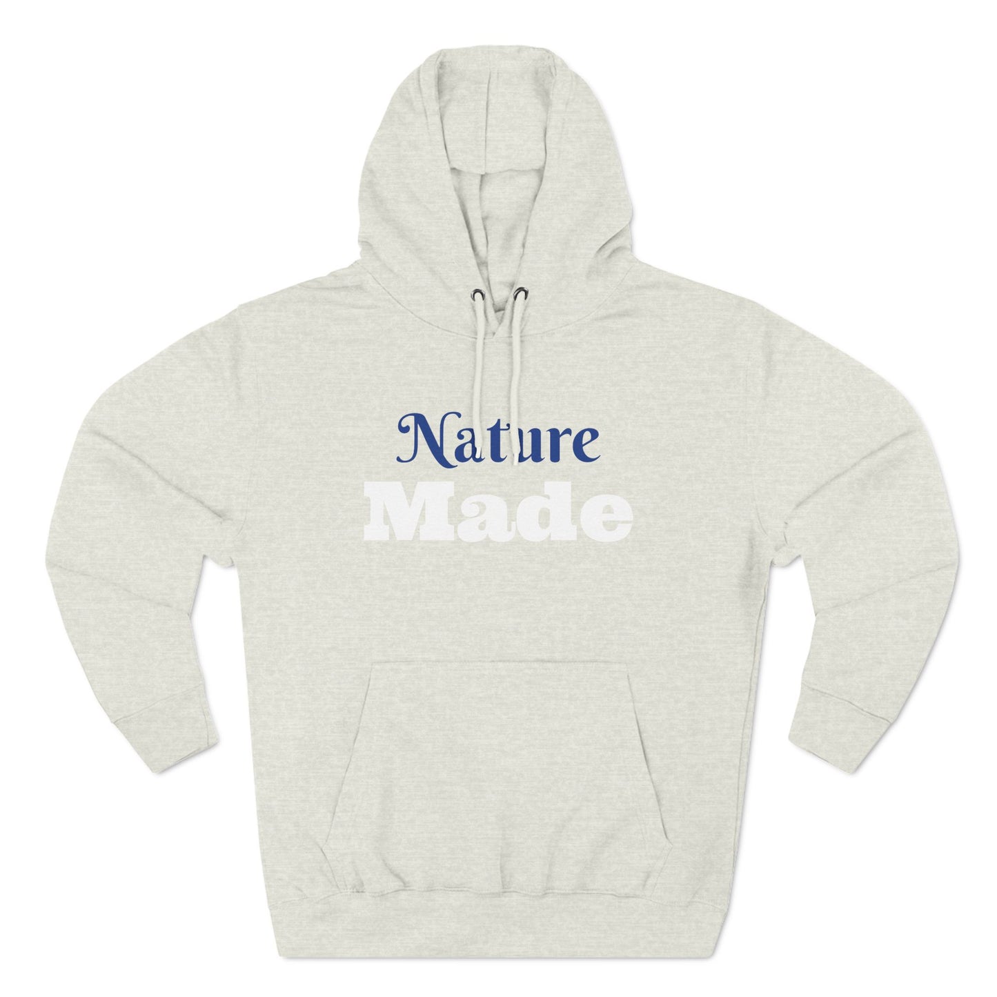 Nature Made Graphic Three-Panel Fleece Hoodie, Warm Winter Sweatshirt