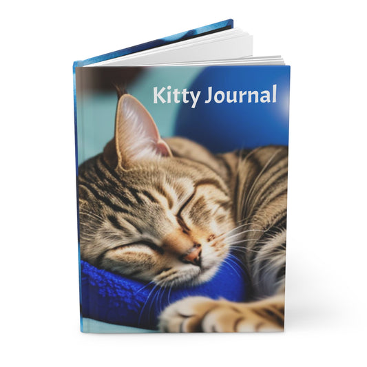 Kitty Journal, Hardcover Journal Matte, Health, Wellness & Activity Log