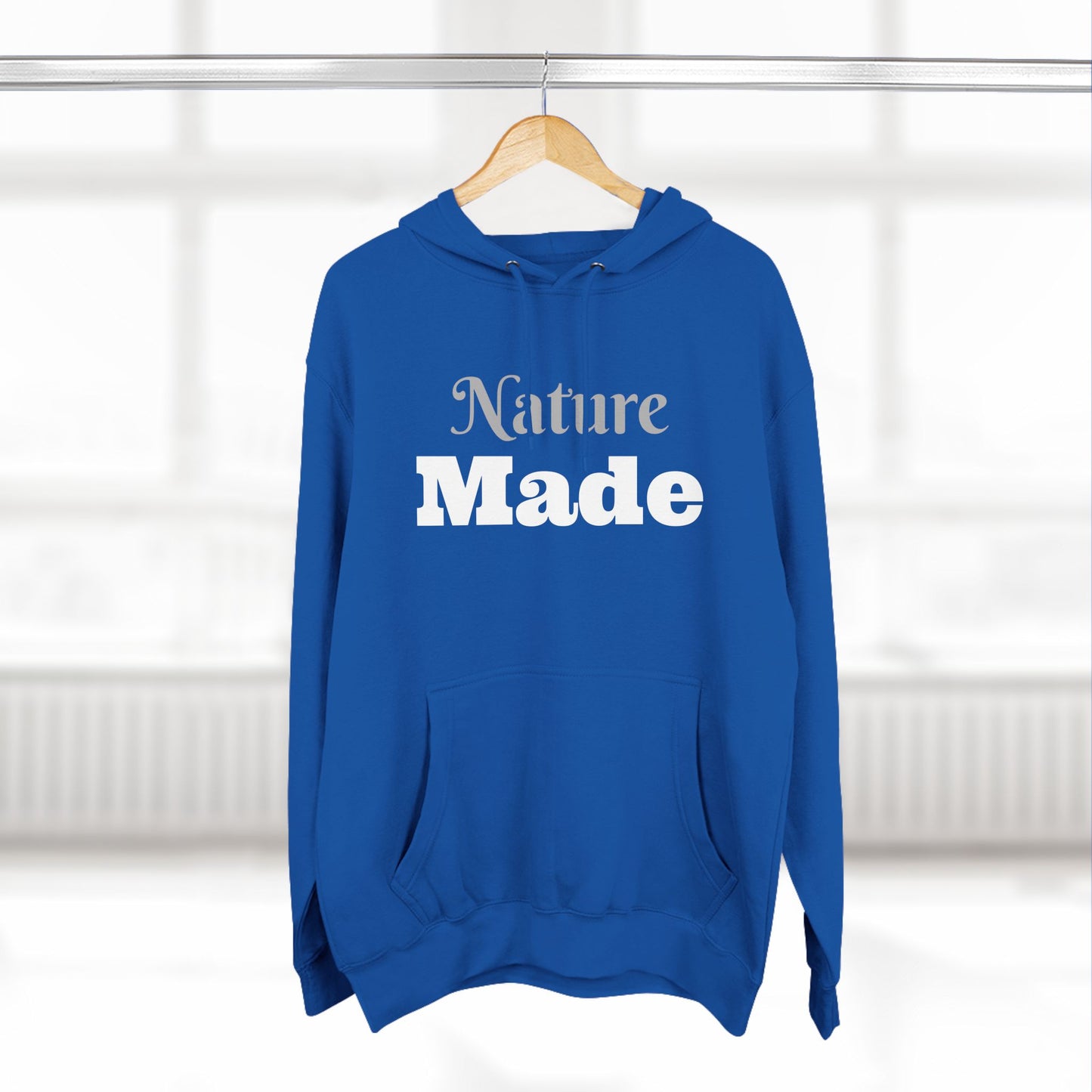 Nature Made Graphic Three-Panel Fleece Hoodie, Warm Winter Sweatshirt