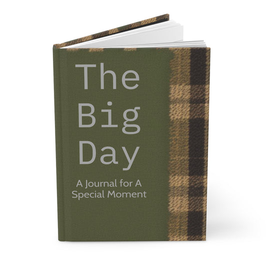 The Big Day Hardcover Matte Journal , Special Moment, Proposal, Graduation, Baby