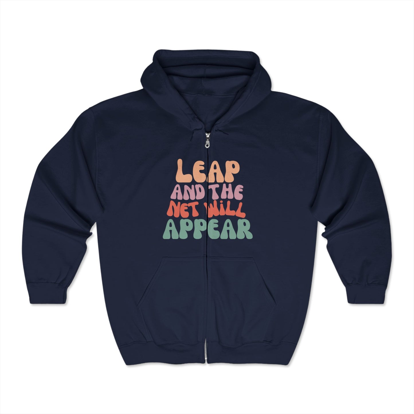 Unisex Hoodie - Full Zip Heavy Blend Sweatshirt